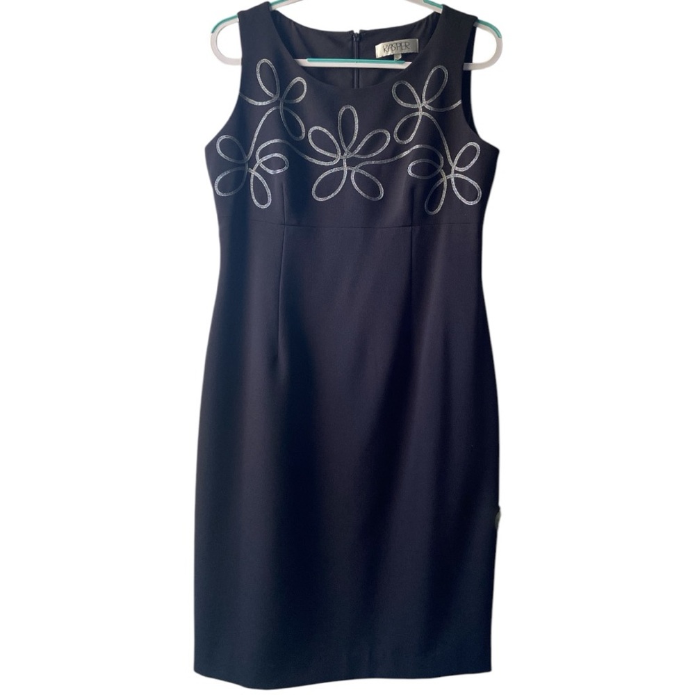 KASPER WOMEN’S BLACK SLEEVELESS DRESS SIZE 10